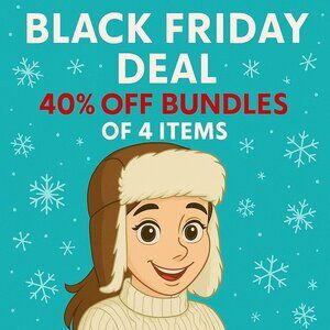 🖤 BLACK FRIDAY: 40% OFF BUNDLES OF 4+ ITEMS!